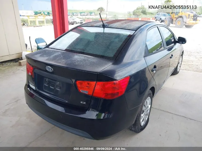 2012 Kia Forte Ex VIN: KNAFU4A29C5535113 Lot: 40295846