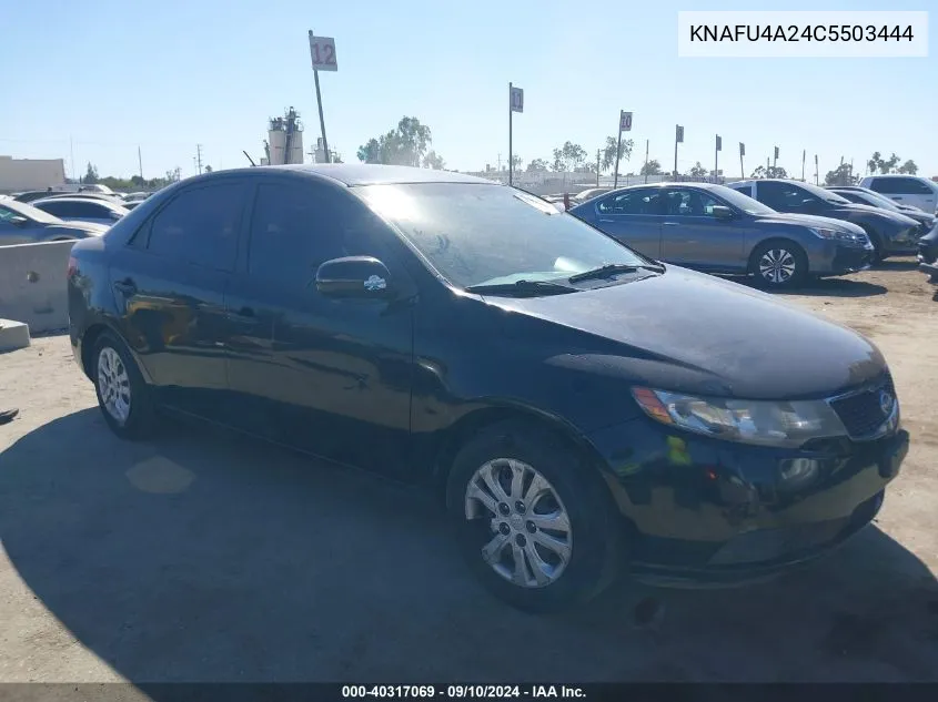 KNAFU4A24C5503444 2012 Kia Forte Ex