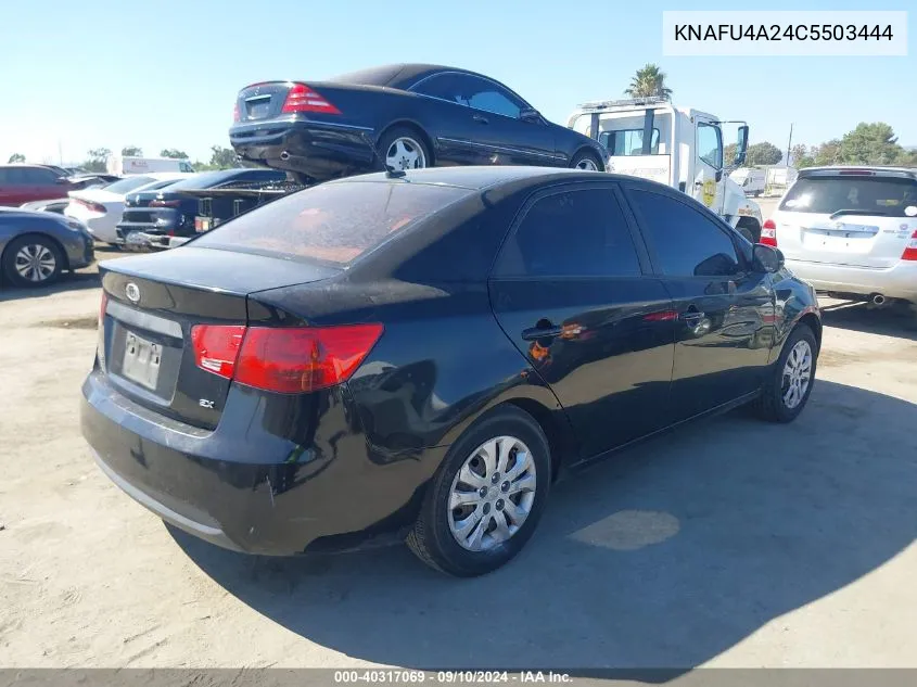 KNAFU4A24C5503444 2012 Kia Forte Ex