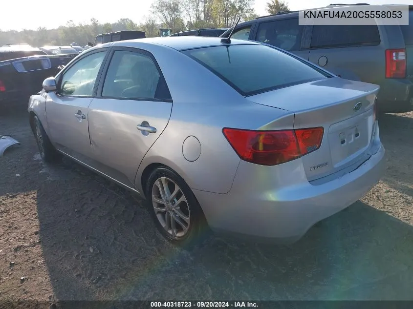 KNAFU4A20C5558053 2012 Kia Forte Ex