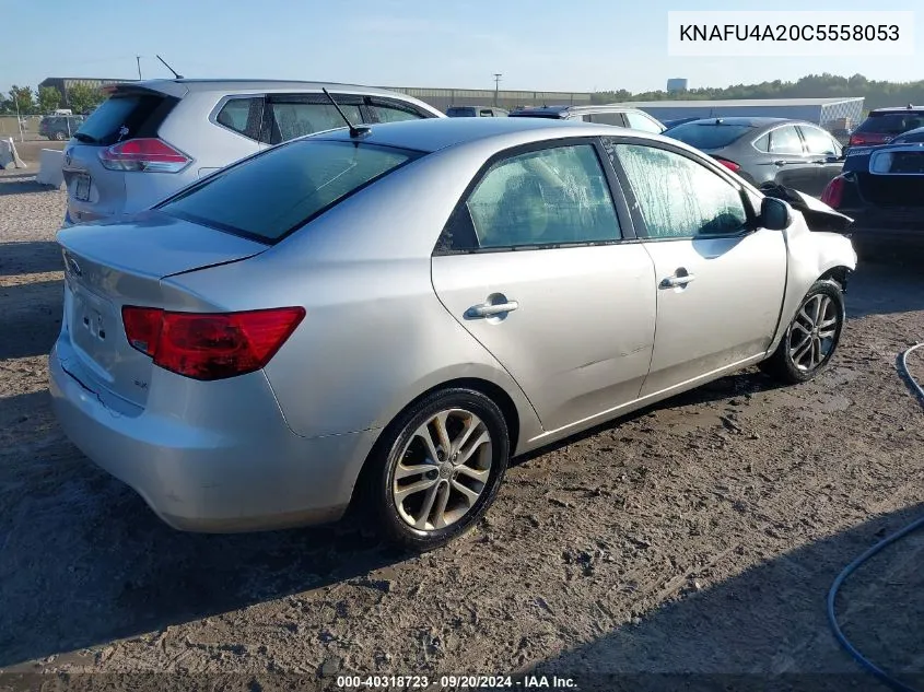 KNAFU4A20C5558053 2012 Kia Forte Ex