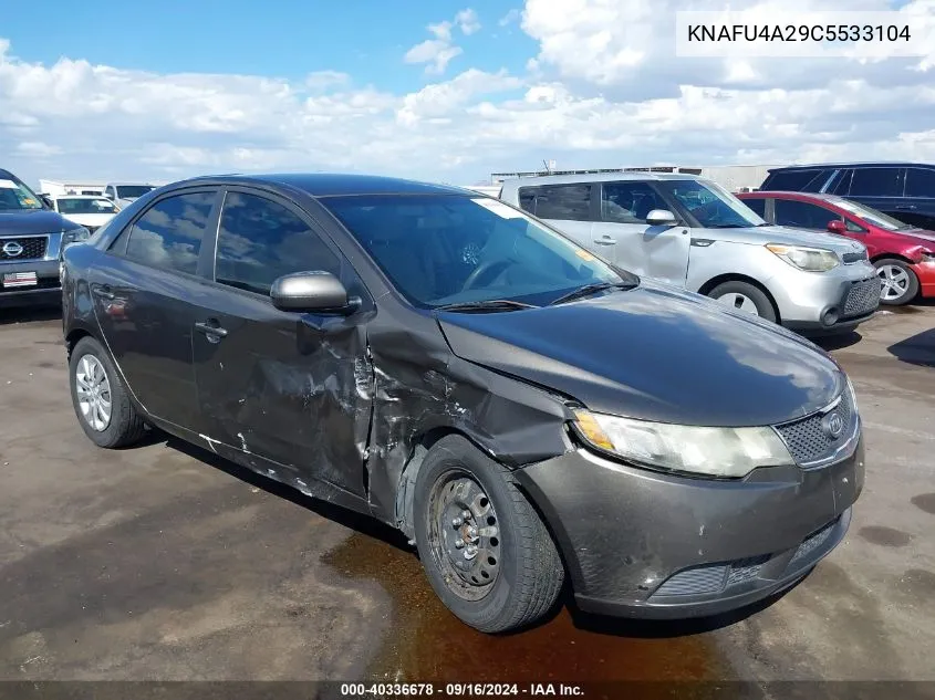 KNAFU4A29C5533104 2012 Kia Forte Ex