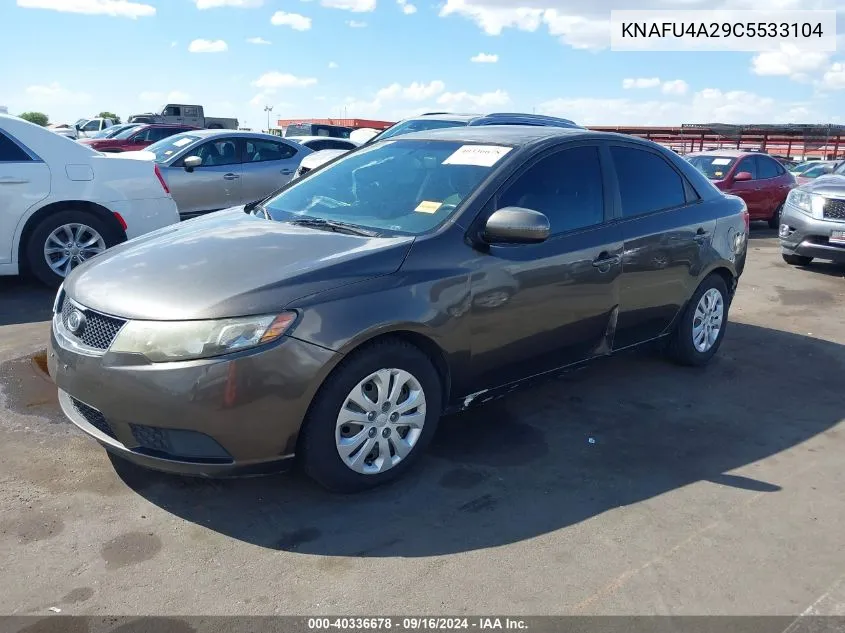 KNAFU4A29C5533104 2012 Kia Forte Ex