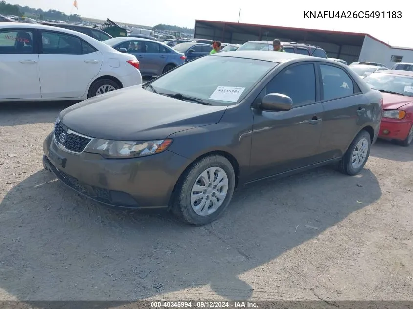 KNAFU4A26C5491183 2012 Kia Forte Ex