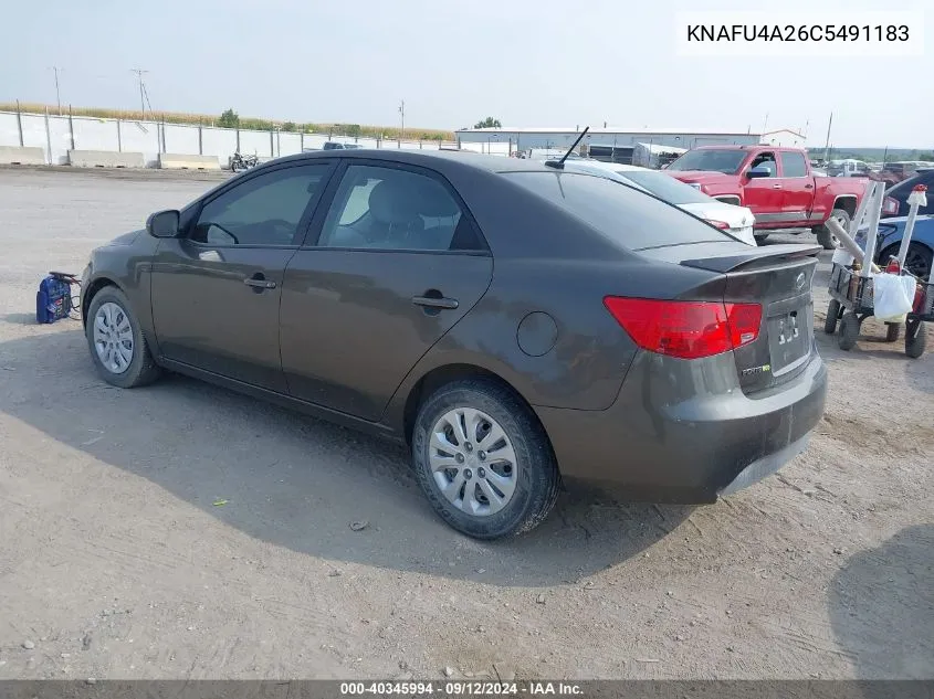 2012 Kia Forte Ex VIN: KNAFU4A26C5491183 Lot: 40345994