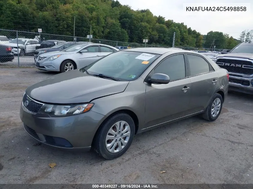 2012 Kia Forte Ex VIN: KNAFU4A24C5498858 Lot: 40349227