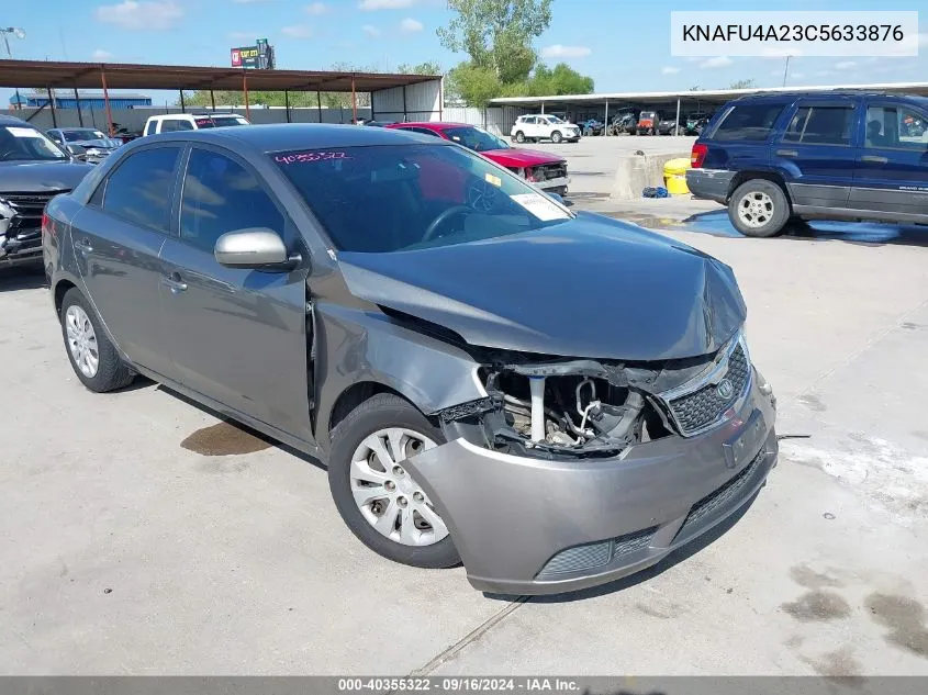 2012 Kia Forte Ex VIN: KNAFU4A23C5633876 Lot: 40355322