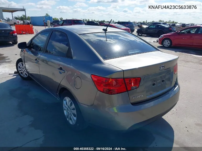 2012 Kia Forte Ex VIN: KNAFU4A23C5633876 Lot: 40355322