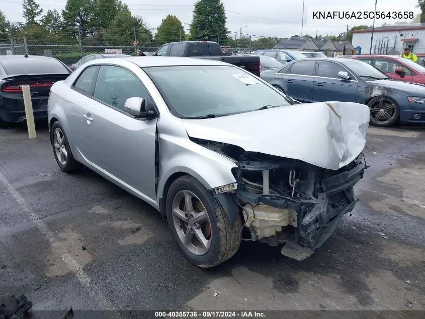 KNAFU6A25C5643658 2012 Kia Forte Koup Ex