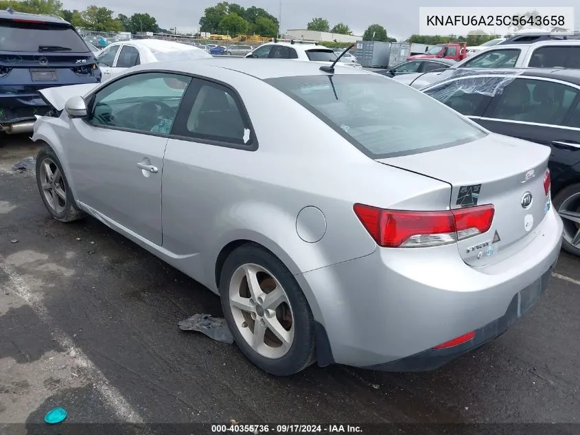 KNAFU6A25C5643658 2012 Kia Forte Koup Ex