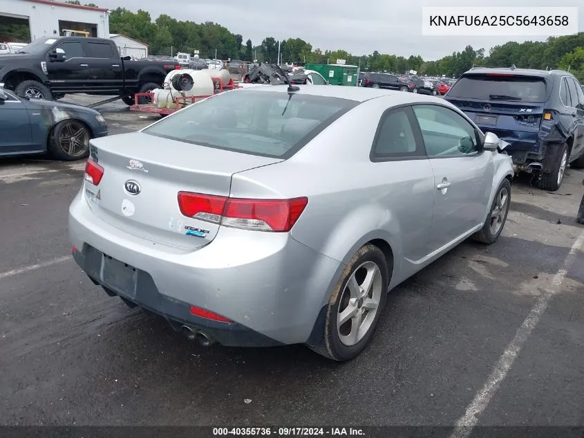 2012 Kia Forte Koup Ex VIN: KNAFU6A25C5643658 Lot: 40355736