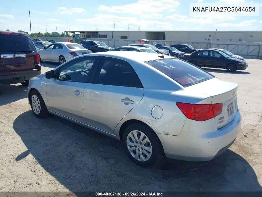 KNAFU4A27C5644654 2012 Kia Forte Ex