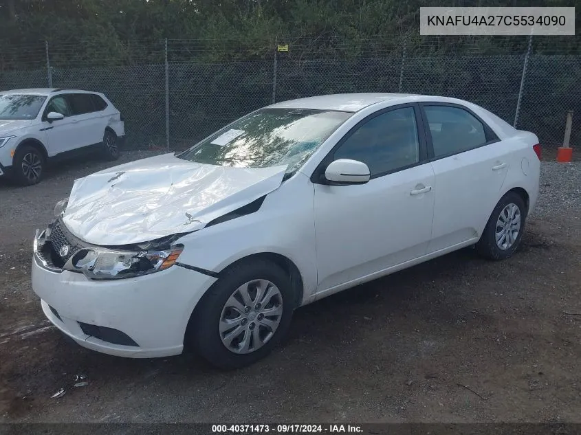 2012 Kia Forte Ex VIN: KNAFU4A27C5534090 Lot: 40371473