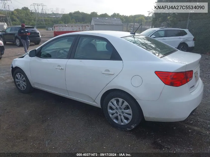 2012 Kia Forte Ex VIN: KNAFU4A27C5534090 Lot: 40371473