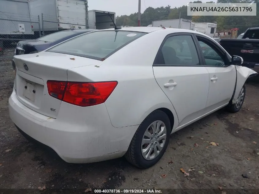 KNAFU4A26C5631796 2012 Kia Forte Ex