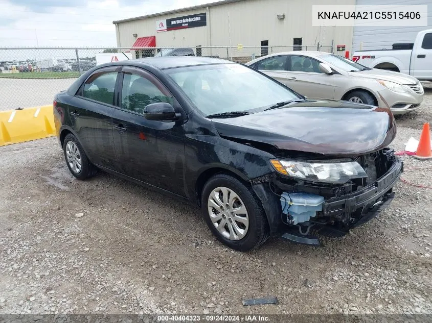 KNAFU4A21C5515406 2012 Kia Forte Ex