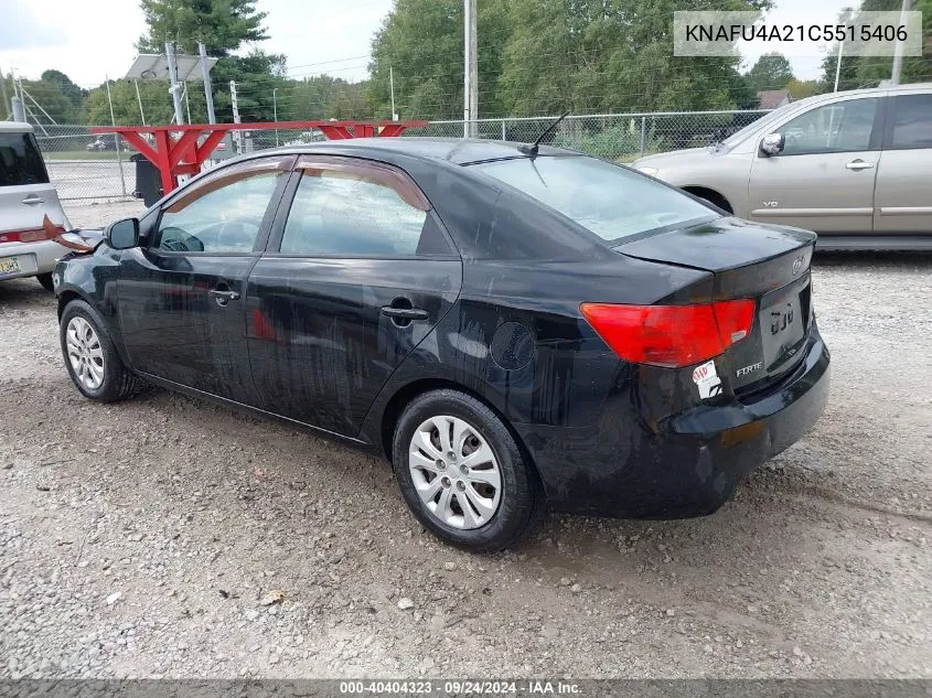 KNAFU4A21C5515406 2012 Kia Forte Ex