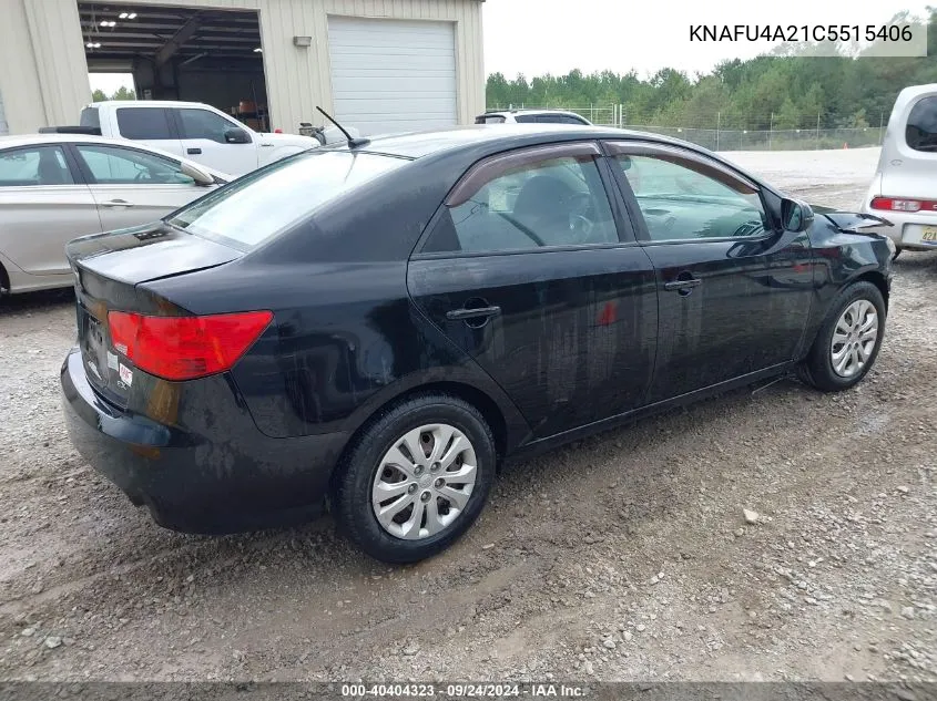 2012 Kia Forte Ex VIN: KNAFU4A21C5515406 Lot: 40404323