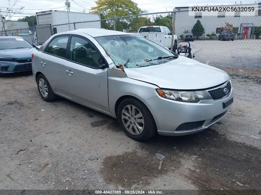 KNAFU4A2XC5632059 2012 Kia Forte Ex