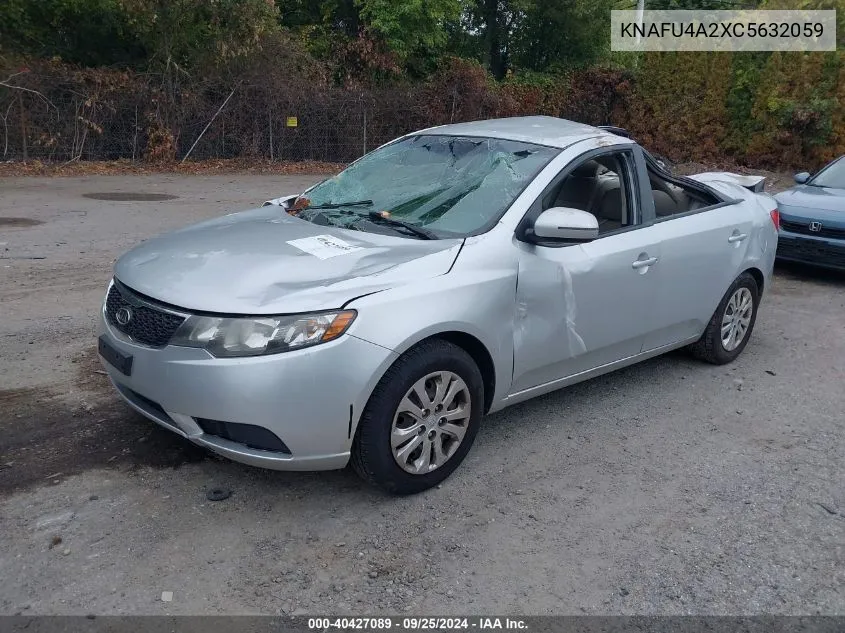 KNAFU4A2XC5632059 2012 Kia Forte Ex