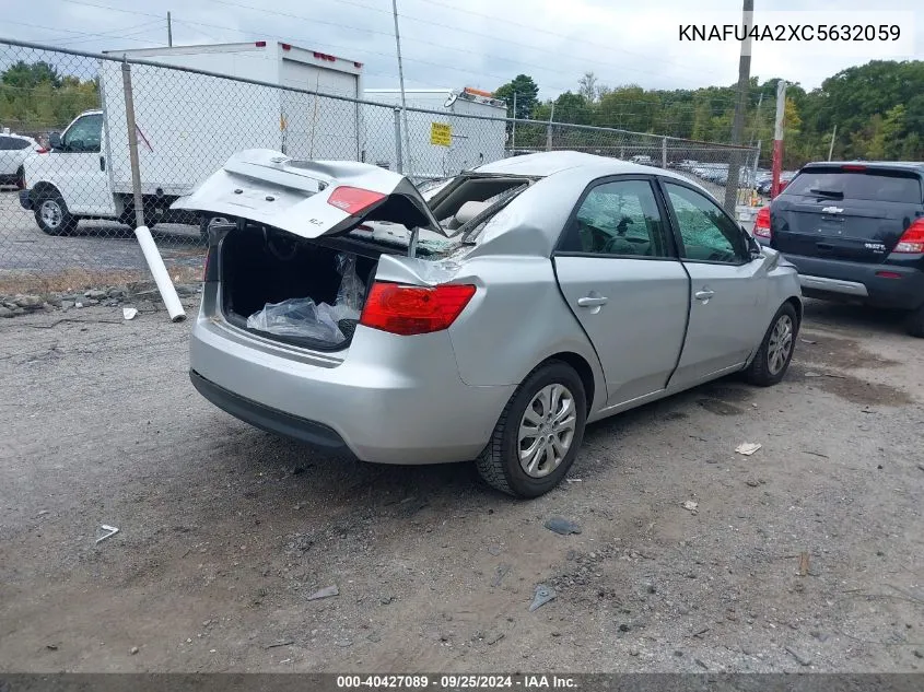 2012 Kia Forte Ex VIN: KNAFU4A2XC5632059 Lot: 40427089