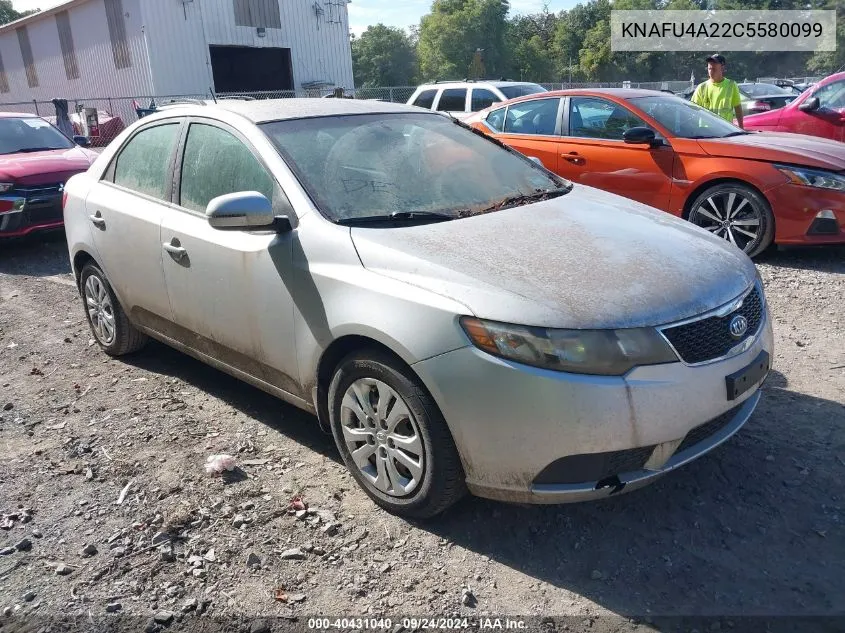 KNAFU4A22C5580099 2012 Kia Forte Ex