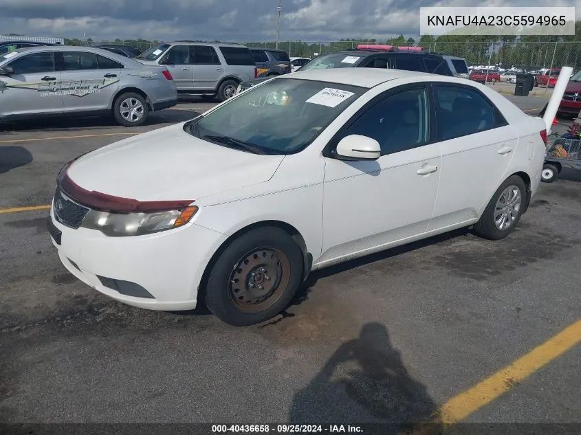 KNAFU4A23C5594965 2012 Kia Forte Ex