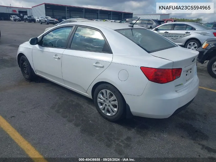 KNAFU4A23C5594965 2012 Kia Forte Ex