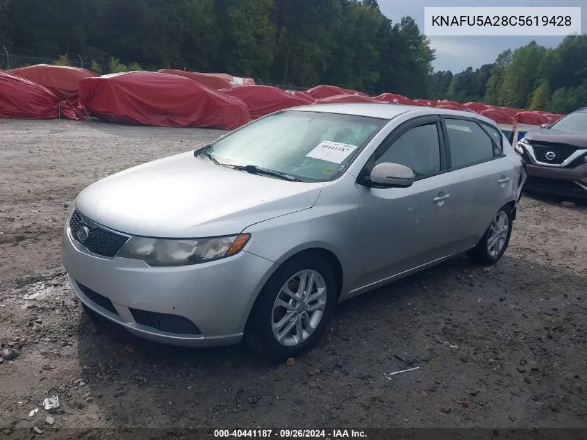 KNAFU5A28C5619428 2012 Kia Forte Ex