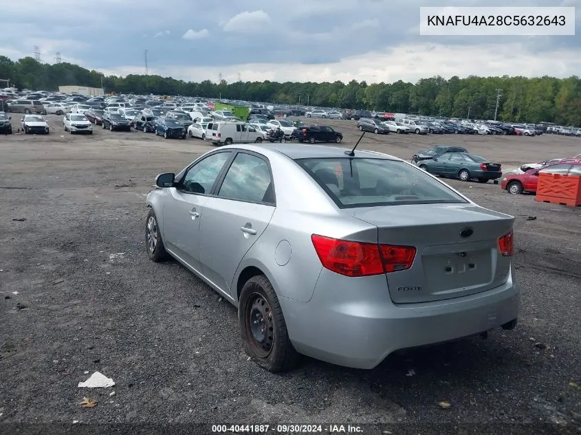 KNAFU4A28C5632643 2012 Kia Forte Ex