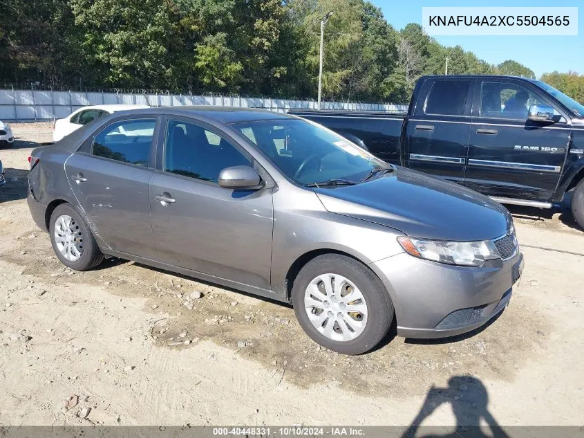 2012 Kia Forte Ex VIN: KNAFU4A2XC5504565 Lot: 40448331