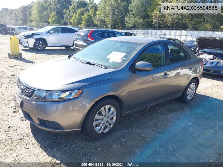 2012 Kia Forte Ex VIN: KNAFU4A2XC5504565 Lot: 40448331