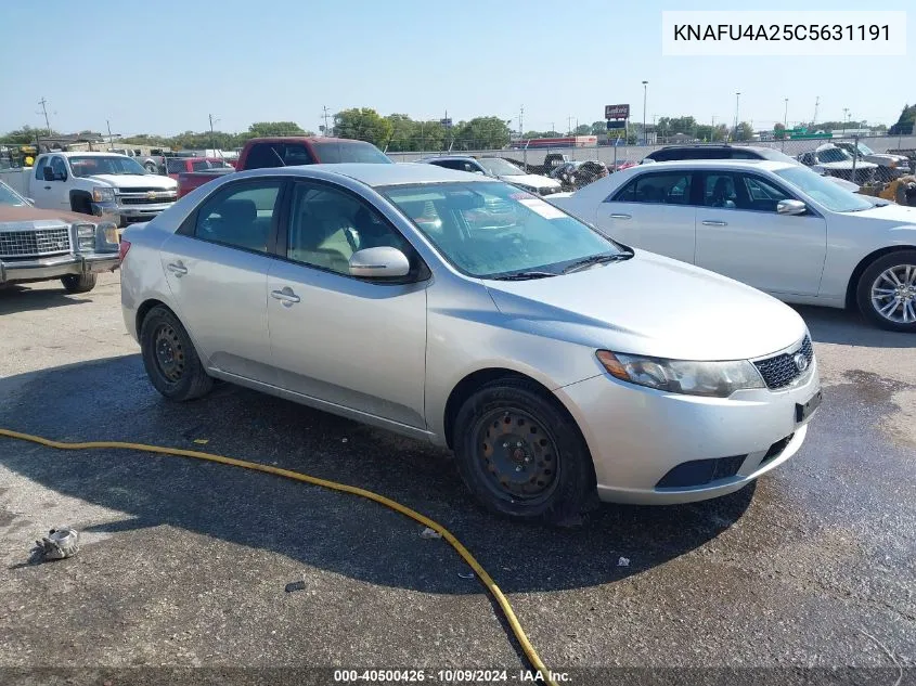 2012 Kia Forte Ex VIN: KNAFU4A25C5631191 Lot: 40500426