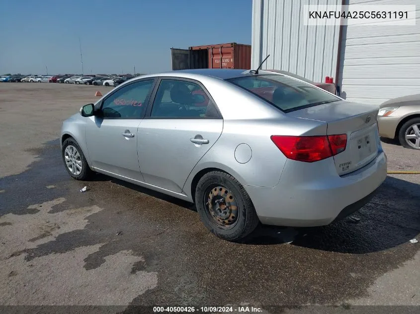 2012 Kia Forte Ex VIN: KNAFU4A25C5631191 Lot: 40500426