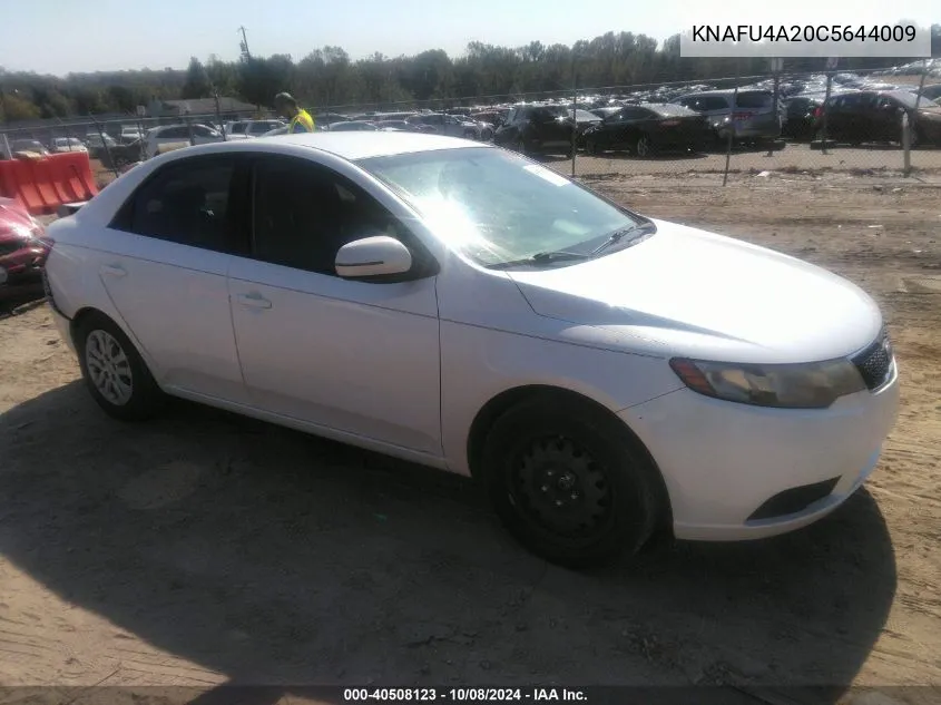 2012 Kia Forte Ex VIN: KNAFU4A20C5644009 Lot: 40508123