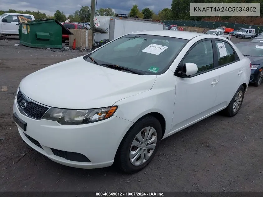 2012 Kia Forte Lx VIN: KNAFT4A24C5634862 Lot: 40549012