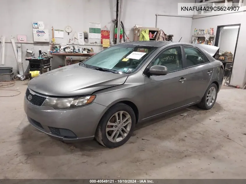 2012 Kia Forte Ex VIN: KNAFU4A29C5624907 Lot: 40549121