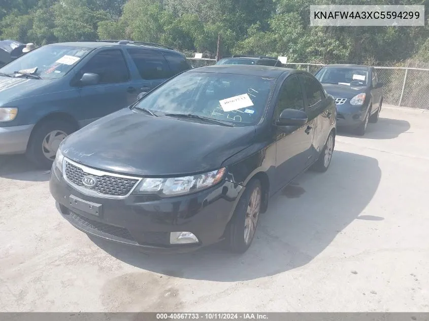 2012 Kia Forte Sx VIN: KNAFW4A3XC5594299 Lot: 40567733