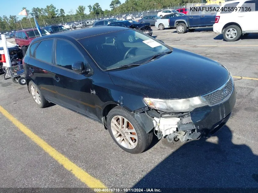 2012 Kia Forte Ex VIN: KNAFU5A24C5597136 Lot: 40576718