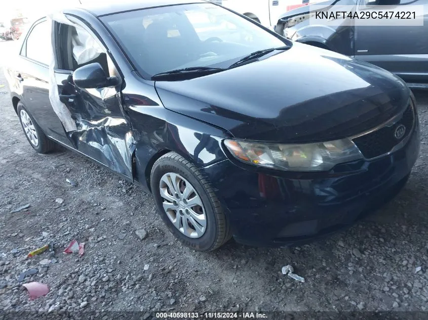 2012 Kia Forte Lx VIN: KNAFT4A29C5474221 Lot: 40598133