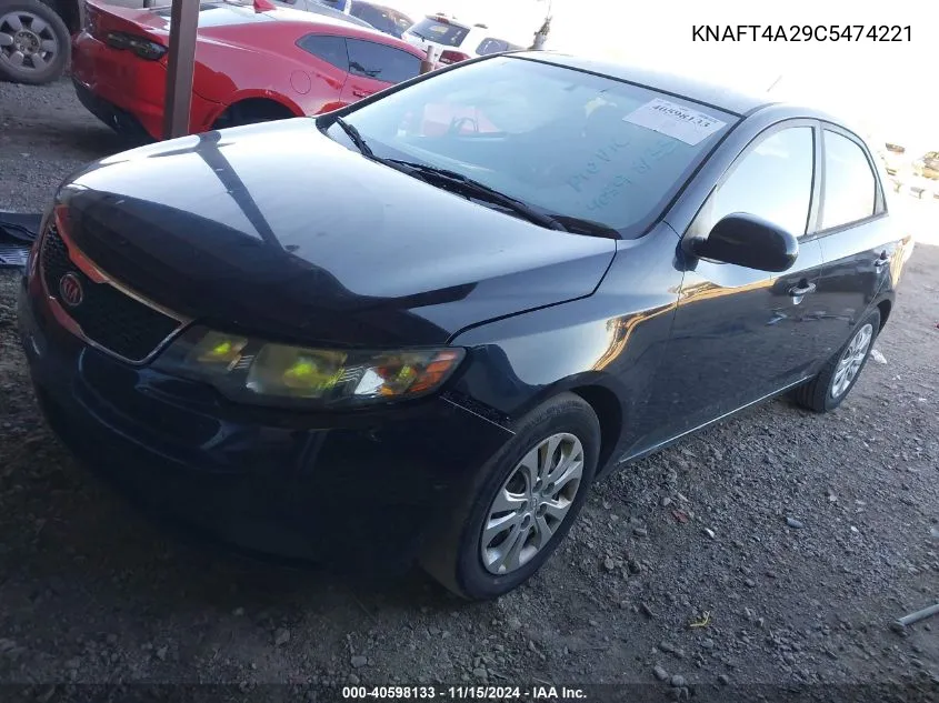 2012 Kia Forte Lx VIN: KNAFT4A29C5474221 Lot: 40598133