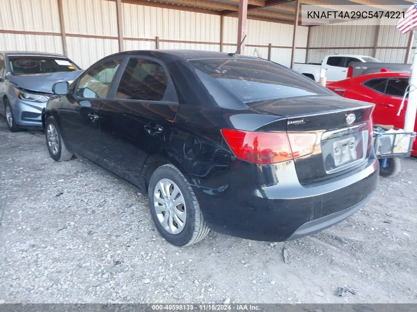 2012 Kia Forte Lx VIN: KNAFT4A29C5474221 Lot: 40598133