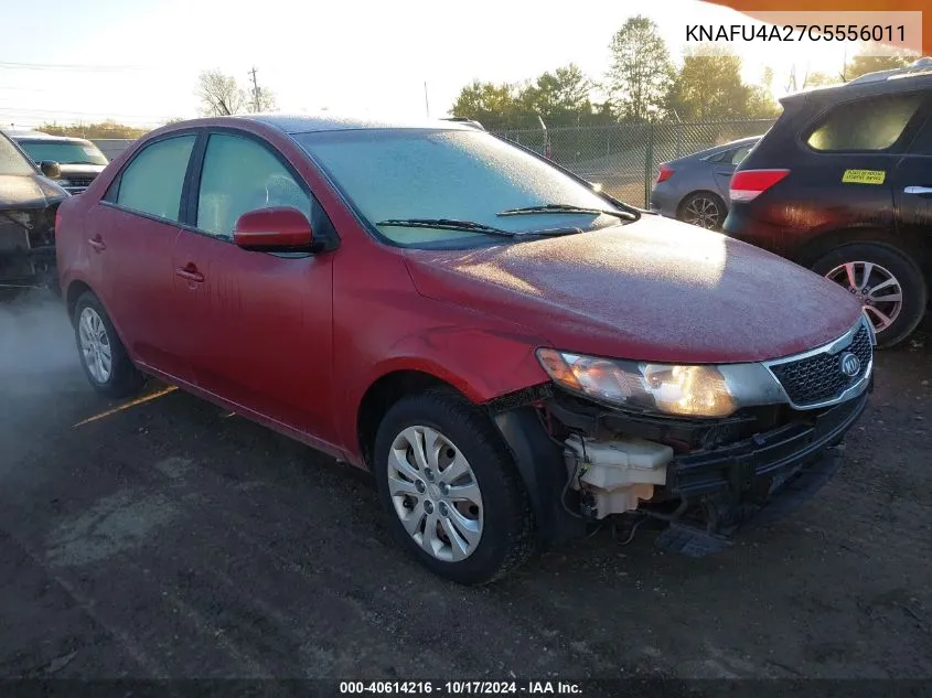 2012 Kia Forte Ex VIN: KNAFU4A27C5556011 Lot: 40614216