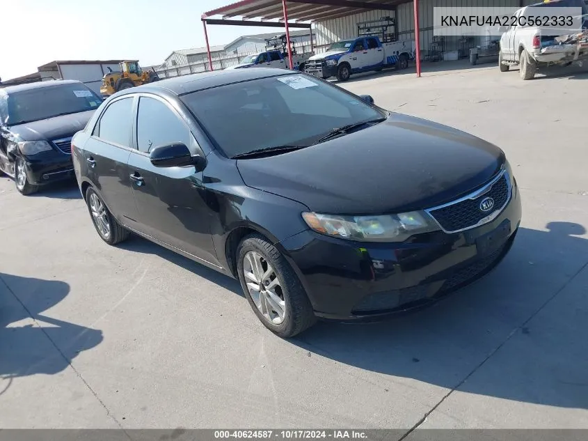 KNAFU4A22C562333 2012 Kia Forte Ex