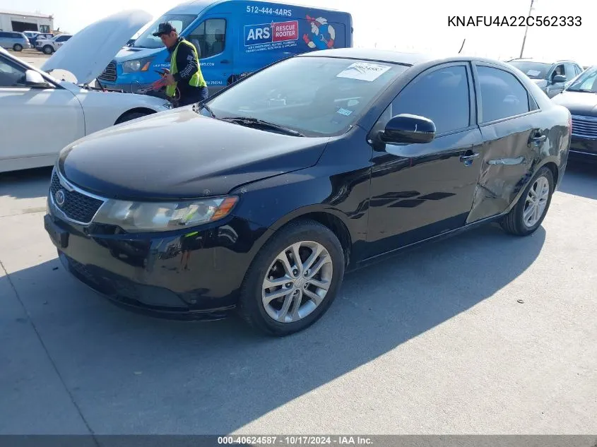 2012 Kia Forte Ex VIN: KNAFU4A22C562333 Lot: 40624587