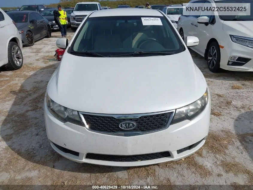 KNAFU4A22C5532425 2012 Kia Forte Ex