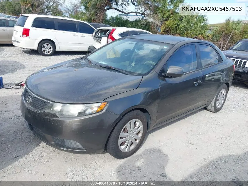 2012 Kia Forte Ex VIN: KNAFU4A2XC5467503 Lot: 40641378