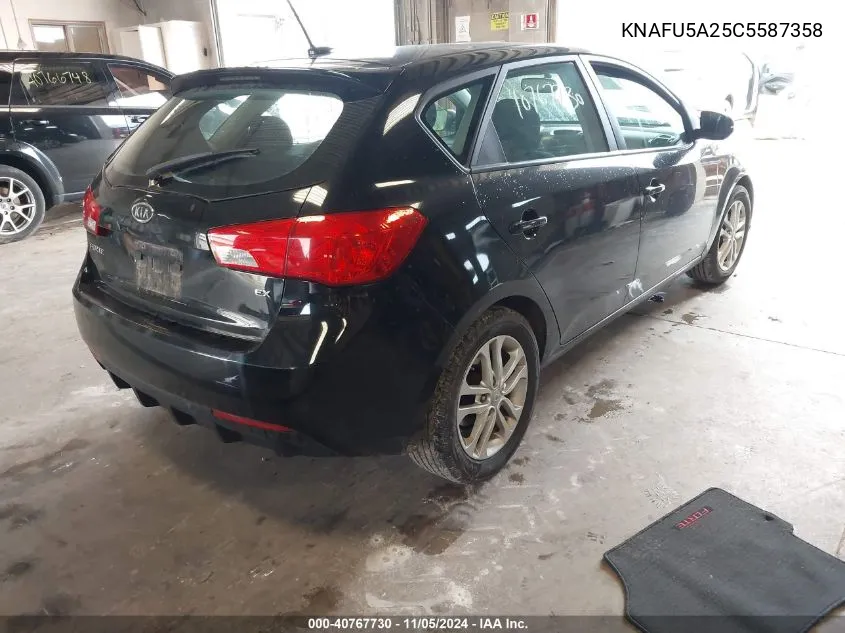 2012 Kia Forte Ex VIN: KNAFU5A25C5587358 Lot: 40767730