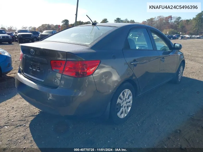 2012 Kia Forte Ex VIN: KNAFU4A24C5496396 Lot: 40770725