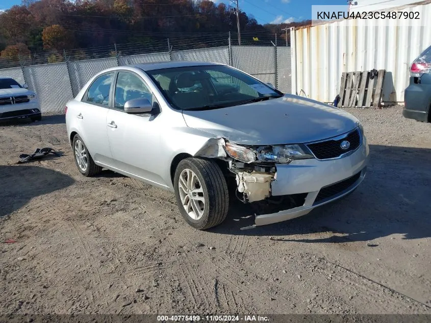 2012 Kia Forte Ex VIN: KNAFU4A23C5487902 Lot: 40775499